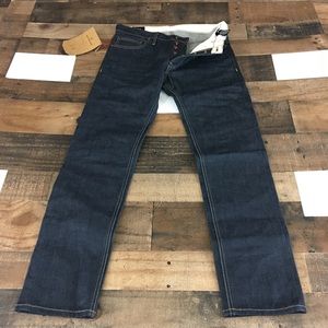 Men's Hiut Skinr 32x30 Dark Blue 12 oz Organic Denim Jeans